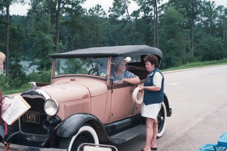 Barbara Bryant passing the rings